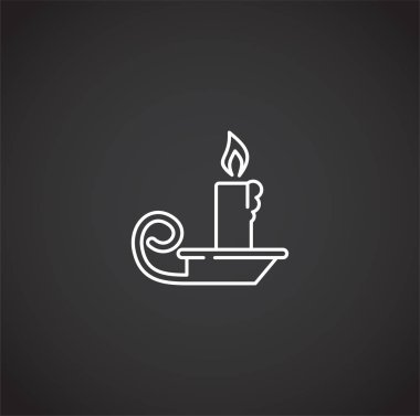 Winter related icon on background for graphic and web design. Simple illustration. Internet concept symbol for website button or mobile app.