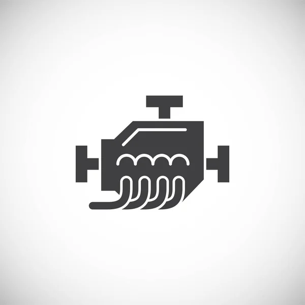 Motor related icon on background for graphic and web design. Creative illustration concept symbol for web or mobile app. — 스톡 벡터