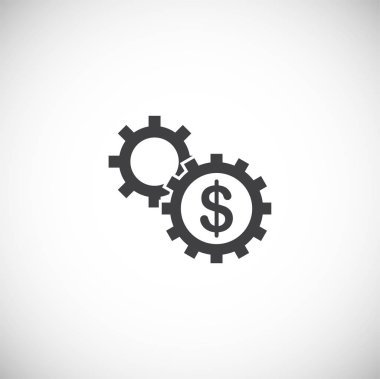 Investment related icon on background for graphic and web design. Creative illustration concept symbol for web or mobile app.