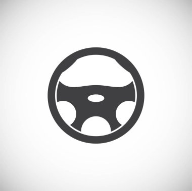 Car part icon on background for graphic and web design. Creative illustration concept symbol for web or mobile app.