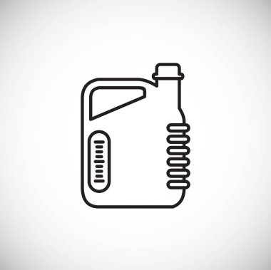Car part icon on background for graphic and web design. Creative illustration concept symbol for web or mobile app.