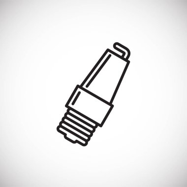 Car part icon on background for graphic and web design. Creative illustration concept symbol for web or mobile app.