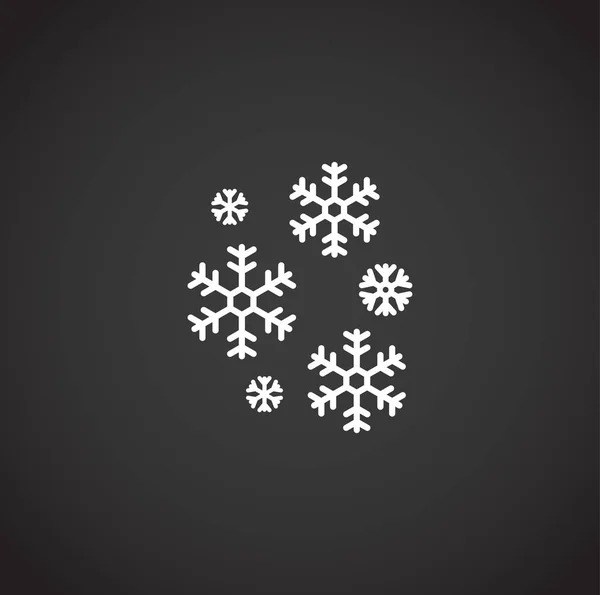 Vinterrelaterad ikon på bakgrund för grafisk och webbdesign. Enkel illustration. Internetkonceptsymbol för webbplatsknapp eller mobilapp.. — Stock vektor