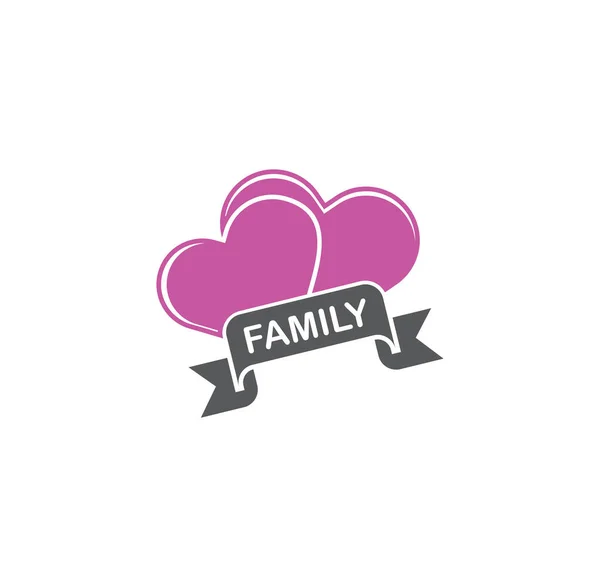 Семейный иконка на фоне для графического и веб-дизайна. Символ концепции креативной иллюстрации для веб или мобильного приложения . — стоковый вектор