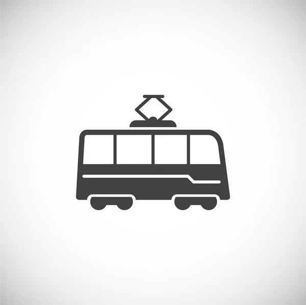 Icono relacionado con el transporte en el fondo para el diseño gráfico y web. Símbolo de concepto de ilustración creativa para web o aplicación móvil . — Archivo Imágenes Vectoriales