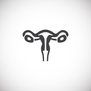 Grafik ve web tasarımı için arka planda insan organıyla ilgili simge. Web veya mobil uygulama için yaratıcı illüstrasyon konsepti sembolü.