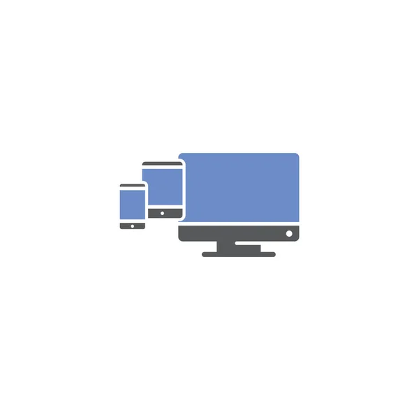 Digital enhet ikon på bakgrunden för grafisk och webbdesign. Kreativ illustration konceptsymbol för webben eller mobilappen. — Stock vektor