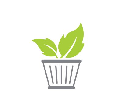 Grafik ve web tasarımı için arka planda çevre dostu simge. Web veya mobil uygulama için yaratıcı illüstrasyon konsepti sembolü.