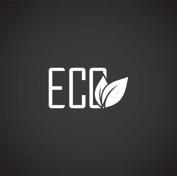 Eco friendly related icon on background for graphic and web design. Creative illustration concept symbol for web or mobile app. — 스톡 벡터