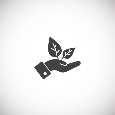 Grafik ve web tasarımı için arka planda doğal tıp ile ilgili ikon. Web veya mobil uygulama için yaratıcı illüstrasyon konsepti sembolü.