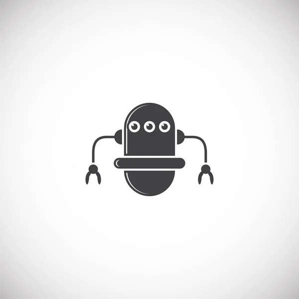 Ikona související s nanotechnologiemi na pozadí pro grafický a webový design. Creative illustration concept symbol pro web nebo mobilní aplikaci. — Stockový vektor