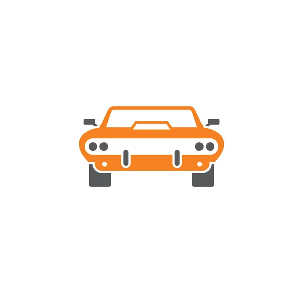 Icono relacionado con el coche en el fondo para el diseño gráfico y web. Símbolo de concepto de ilustración creativa para web o aplicación móvil — Vector de stock