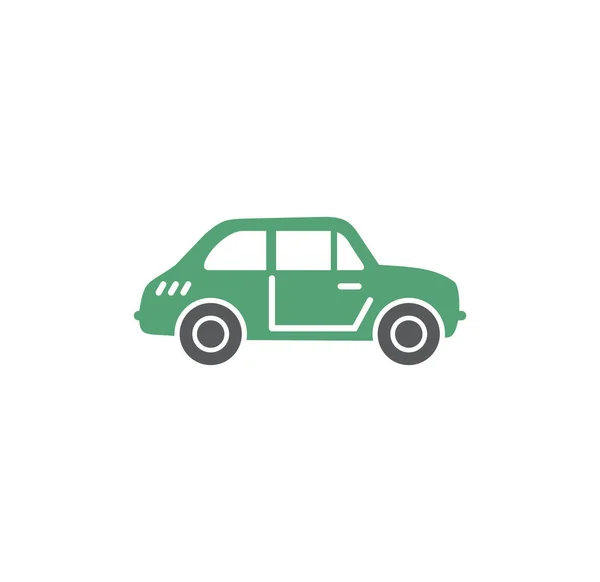 Icono relacionado con el coche en el fondo para el diseño gráfico y web. Símbolo de concepto de ilustración creativa para web o aplicación móvil . — Vector de stock