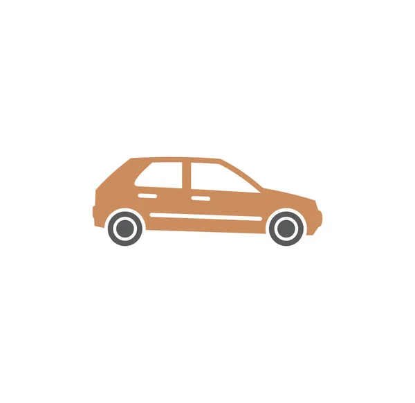 Icono relacionado con el coche en el fondo para el diseño gráfico y web. Símbolo de concepto de ilustración creativa para web o aplicación móvil . — Vector de stock