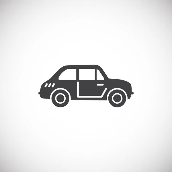 Icona relativa all'auto sullo sfondo per la grafica e il web design. Simbolo di concetto di illustrazione creativa per app web o mobile . — Vettoriale Stock