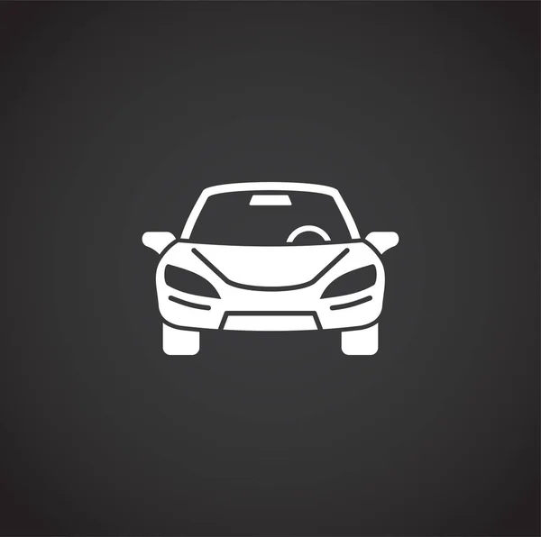 Icono relacionado con la afinación del coche en el fondo para el diseño gráfico y web. Símbolo de concepto de ilustración creativa para web o aplicación móvil — Vector de stock