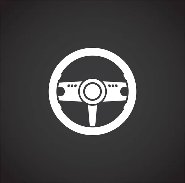 Icono relacionado con la afinación del coche en el fondo para el diseño gráfico y web. Símbolo de concepto de ilustración creativa para web o aplicación móvil — Vector de stock