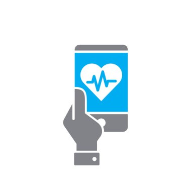 Grafik ve web tasarımı için arka planda tıbbi teknolojilerle ilgili bir simge. Web veya mobil uygulama için yaratıcı illüstrasyon konsepti sembolü.