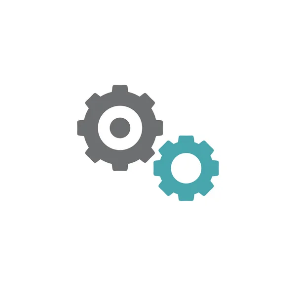 Ikona ozubení na pozadí pro grafický a webový design. Creative illustration concept symbol pro web nebo mobilní aplikaci. — Stockový vektor