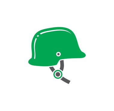 Grafik ve web tasarımı için arka planda motosiklet kaskı simgesi. Web veya mobil uygulama için yaratıcı illüstrasyon konsepti sembolü.