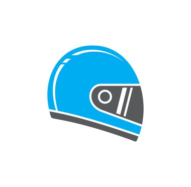 Grafik ve web tasarımı için arka planda motosiklet kaskı simgesi. Web veya mobil uygulama için yaratıcı illüstrasyon konsepti sembolü.