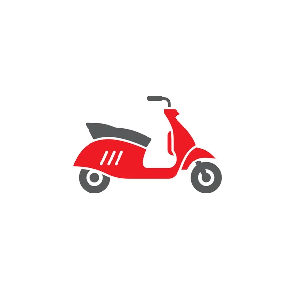 Motorcycle related icon on background for graphic and web design. Creative illustration concept symbol for web or mobile app. — Stock Vector