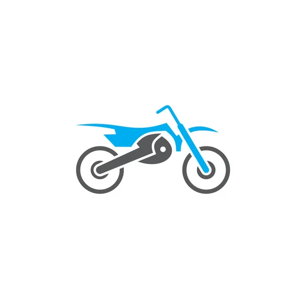 Motocykl související ikona na pozadí pro grafický a webový design. Creative illustration concept symbol pro web nebo mobilní aplikaci. — Stockový vektor