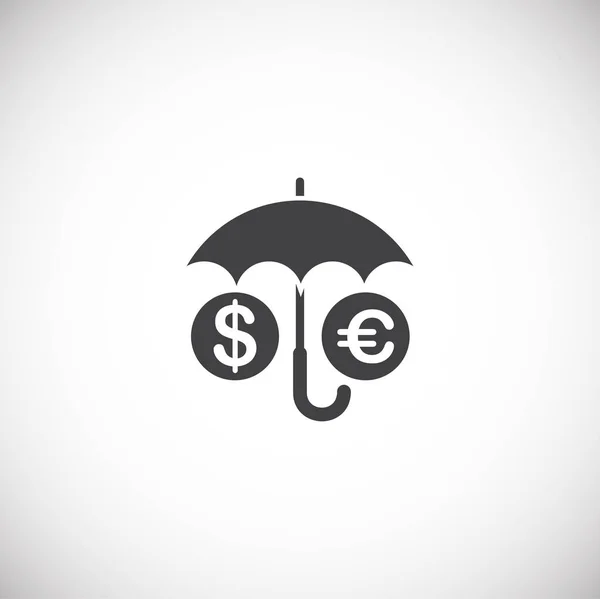 Icône liée à l'investissement sur fond pour la conception graphique et web. Symbole de concept d'illustration créative pour application web ou mobile . — Image vectorielle