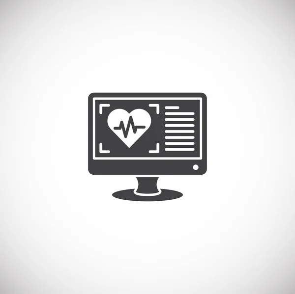 Orvosi technológiák kapcsolódó ikon a háttérben grafikai és web design. Kreatív illusztráció koncepció szimbólum web vagy mobil alkalmazás. — Stock Vector