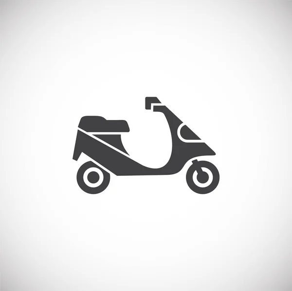 Ícone relacionado à motocicleta em segundo plano para design gráfico e web. Símbolo de conceito de ilustração criativa para web ou aplicativo móvel . —  Vetores de Stock