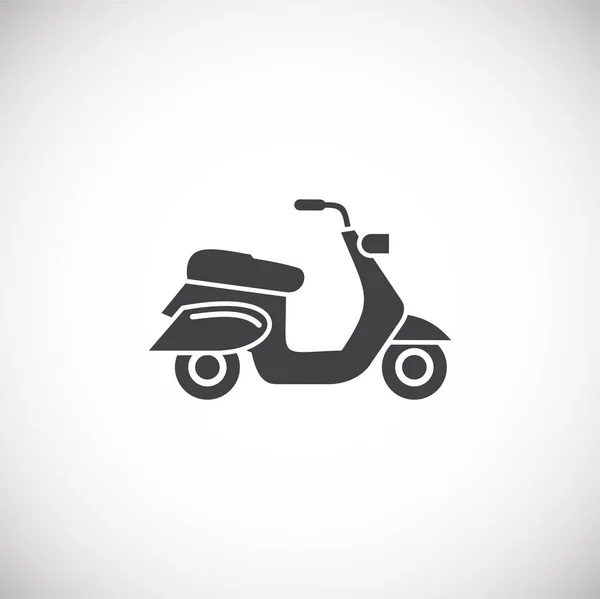 Motorcycle related icon on background for graphic and web design. Creative illustration concept symbol for web or mobile app. — 스톡 벡터