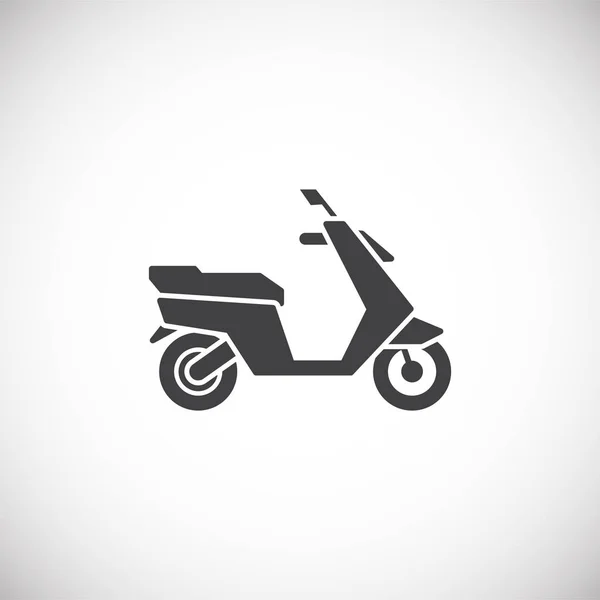 Ícone relacionado à motocicleta em segundo plano para design gráfico e web. Símbolo de conceito de ilustração criativa para web ou aplicativo móvel . — Vetor de Stock