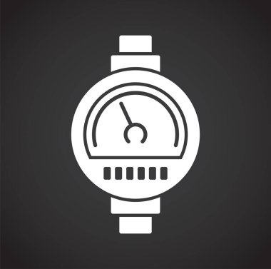 Grafik ve web tasarımı için arka planda yüksek performansla ilgili simge. Web veya mobil uygulama için yaratıcı illüstrasyon konsepti sembolü.