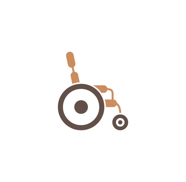Icono relacionado con la discapacidad humana en el fondo para el diseño gráfico y web. Símbolo de concepto de ilustración creativa para web o aplicación móvil . — Vector de stock
