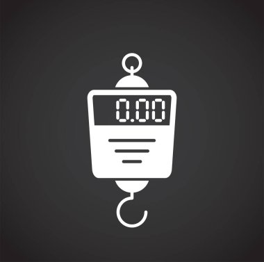 Grafik ve web tasarımı için arka planda ilgili simgeyi ölçeklendirir. Web veya mobil uygulama için yaratıcı illüstrasyon konsepti sembolü.