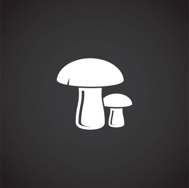 Grafik ve web tasarımı için arka planda sebzelerle ilgili simge. Web veya mobil uygulama için yaratıcı illüstrasyon konsepti sembolü.