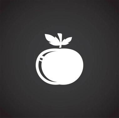 Grafik ve web tasarımı için arka planda sebzelerle ilgili simge. Web veya mobil uygulama için yaratıcı illüstrasyon konsepti sembolü.