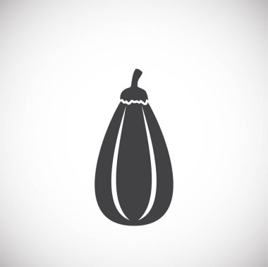 Grafik ve web tasarımı için arka planda sebzelerle ilgili simge. Web veya mobil uygulama için yaratıcı illüstrasyon konsepti sembolü.