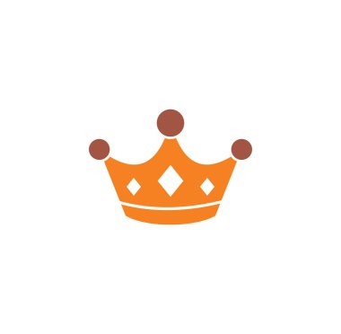 Crown icon on background for graphic and web design. Creative illustration concept symbol for web or mobile app.