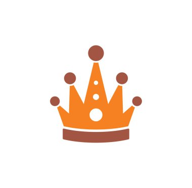 Crown icon on background for graphic and web design. Creative illustration concept symbol for web or mobile app.