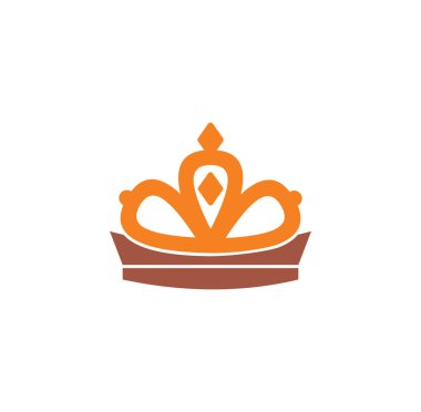 Crown icon on background for graphic and web design. Creative illustration concept symbol for web or mobile app.