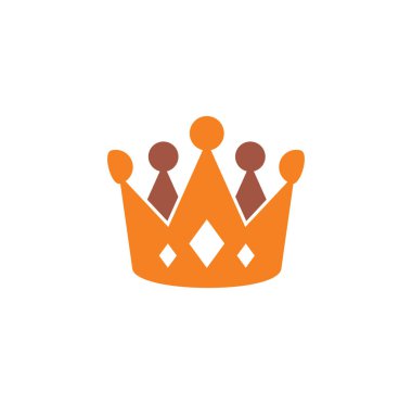 Crown icon on background for graphic and web design. Creative illustration concept symbol for web or mobile app.