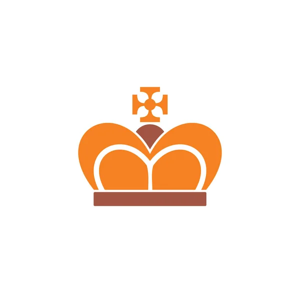 Crown icon on background for graphic and web design. Creative illustration concept symbol for web or mobile app. — 스톡 벡터