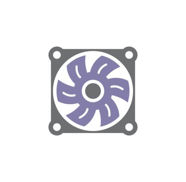 Grafik ve web tasarımı için arka planda hayran simgesi. Web veya mobil uygulama için yaratıcı illüstrasyon konsepti sembolü.