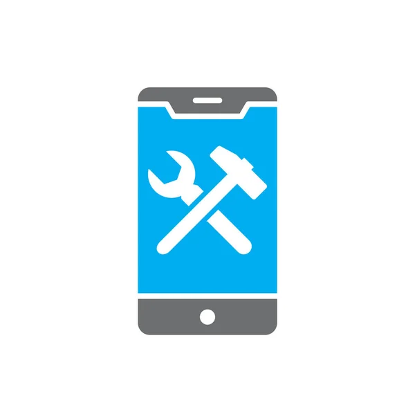 Teléfono fijo icono relacionado en segundo plano para el diseño gráfico y web. Un símbolo de concepto de ilustración creativa para aplicaciones web o móviles.. — Vector de stock