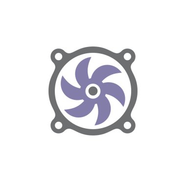 Grafik ve web tasarımı için arka planda hayran simgesi. Web veya mobil uygulama için yaratıcı illüstrasyon konsepti sembolü.