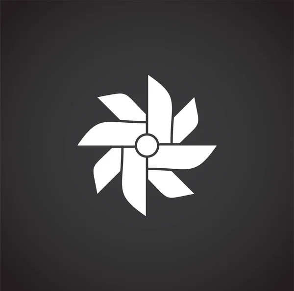 Fanouškovská ikona na pozadí pro grafický a webový design. Creative illustration concept symbol pro web nebo mobilní aplikaci. — Stockový vektor