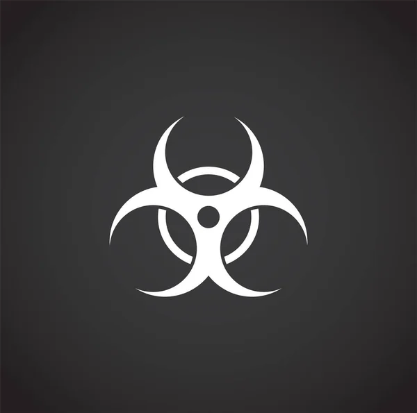 Icona relativa alla prevenzione delle infezioni sullo sfondo per la progettazione grafica e web. Simbolo di illustrazione creativa per app web o mobile. — Vettoriale Stock