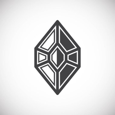 Grafik ve web tasarımı için arka planda taş simgesi. Web veya mobil uygulama için yaratıcı illüstrasyon konsepti sembolü.