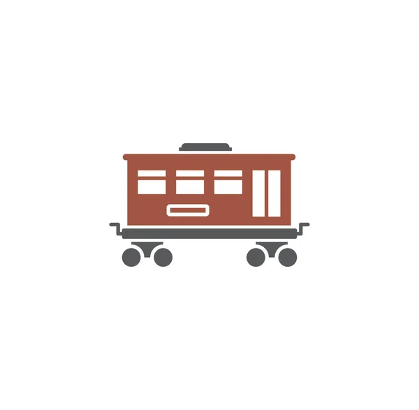 Railway transportation related icon on background for graphic and web design. Creative illustration concept symbol for web or mobile app. — Stock Vector